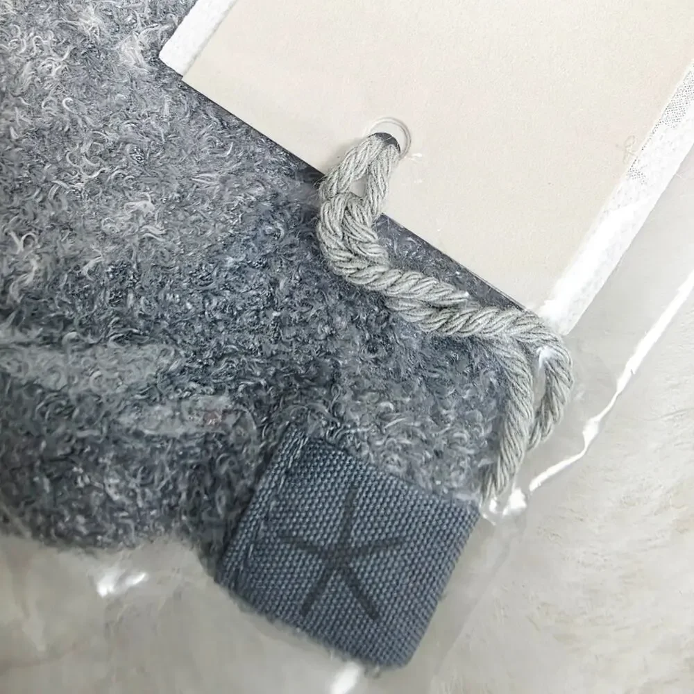 Barefoot Dreams CozyChic Lite Confetti Beanie Smokey Green Fog Gray NWT One Size